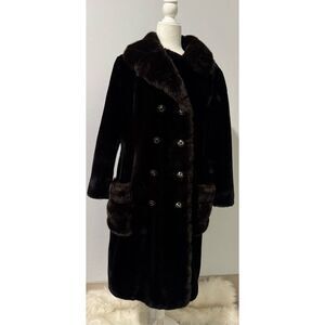 Borgona Vintage faux fur teddy coat